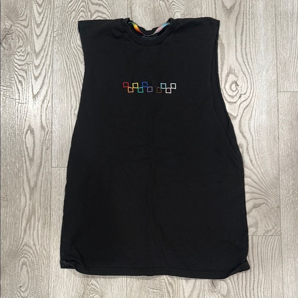 Vans Pride Black Cutoff T-Shirt